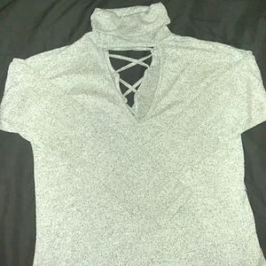 Small grey longsleeve turtle neck